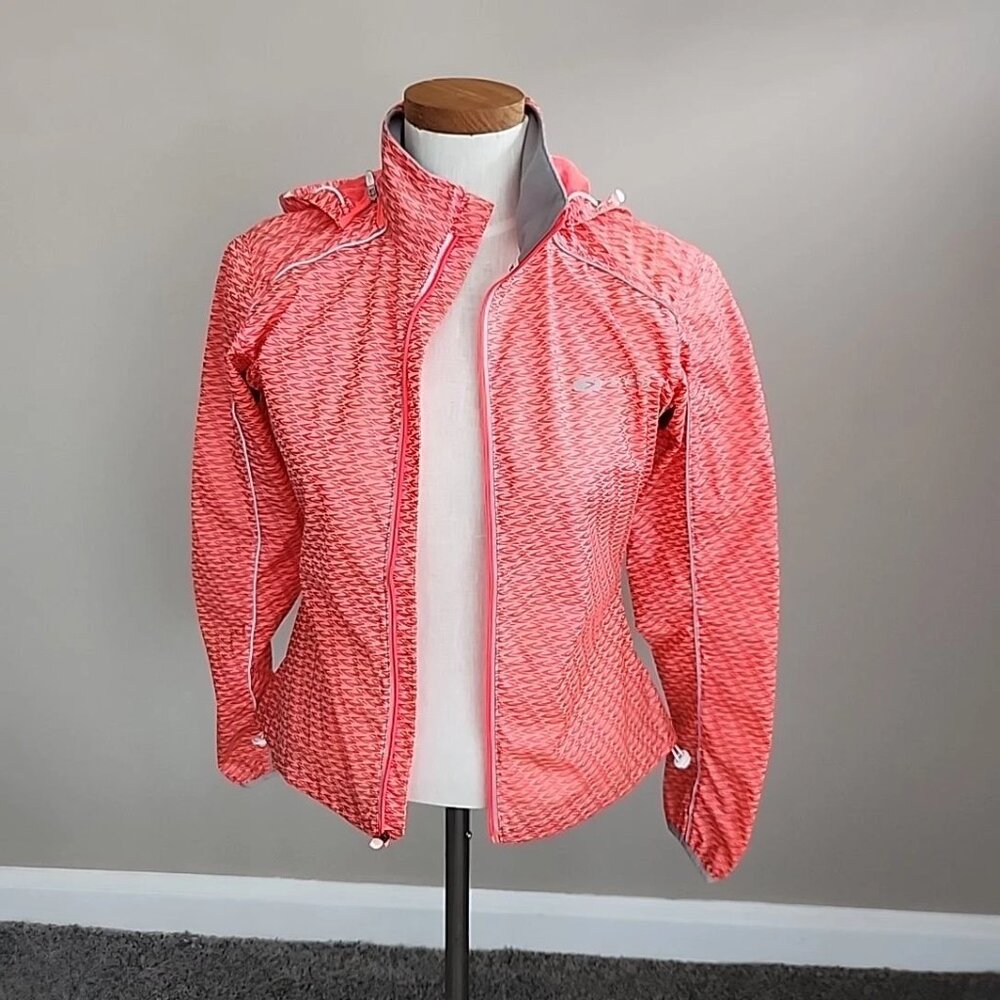 Sugoi womens lightweight cycling jacket hooded pink XS